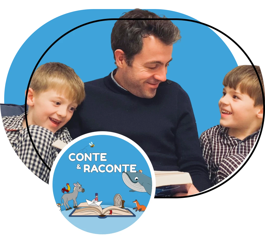 des enfants ecoutent une histoire audio