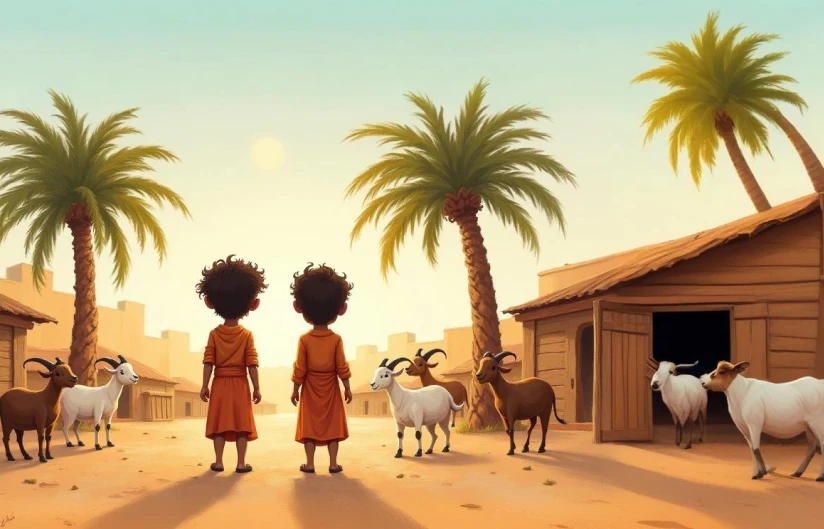 Histoire traditionnelle a écouter Les deux palmiers